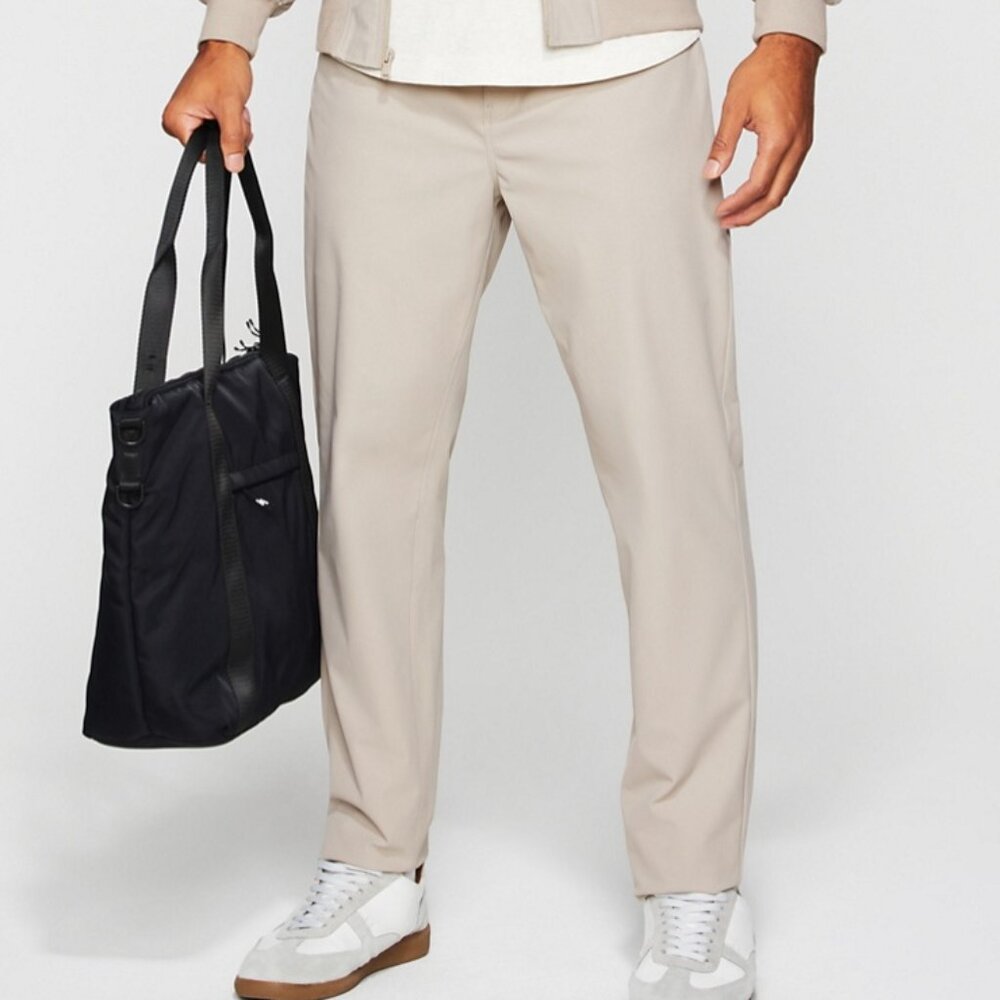 Fabletics‎ The Don 5-Pocket Pant (Slim Fit), Brutalist Khaki, 30Wx30L, EUC